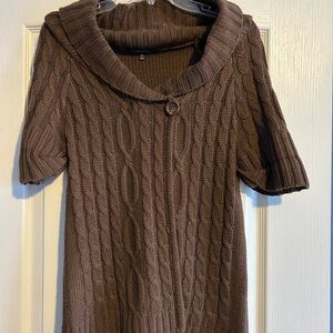 Wishful Park Chocolate Cowl Neck Sweater